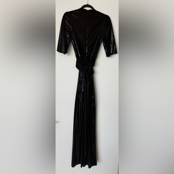 GALVAN- galaxy black sequin jumpsuit! US 2- NWT sold out everywhere!! - Picture 6 of 14